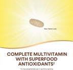 Nature's Way Alive! Daily Complete Multivitamin for Women, Supports Energy Metabolism, Hair, Skin & Nails*, B-Vitamins, Superfood Antioxidants, 130 Tablets (Packaging May Vary)