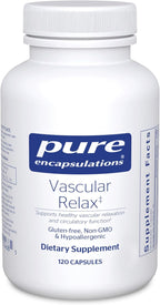 Pure Encapsulations Vascular Relax | Hypoallergenic Combination for Healthy Vascular Relaxation and Overall Circulatory Health | 120 Capsules