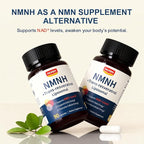 NMNH NAD+ Supplement, Liposomal 600mg NMN NAD+ and Resveratrol Complex for Cellular Energy, Healthy Aging & Metabolic Support, 90 Capsules