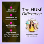 HUM Fan Club Menopause Probiotic Supplement, Estrogen Free Menopause Supplements for Women, Non Hormonal, Supports Energy & Hot Flashes, Grape Seed Extract & Siberian Rhubarb, 30 Vegan Capsules