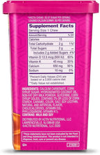 Viactiv Max Formula Calcium +Vitamin D3 Supplement for Bone Health, Rich Caramel, 100 Soft Chews - 6 Pack