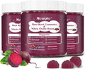 Beet Root Gummies,Super Nitric Oxide Beets Supplement,Grape Seed&Black Pepper Extract,Vitamin C & B12,Supports Blood Pressure&Energy,Mixed Berry,20:1 Beetroot,180 Beet Chews