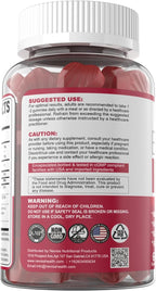 Beet Root Gummies with Iron, Methyl B12, Folate, Vitamin C - Increase Nitric Oxide & Iron Levels, Energy Support, Fight Fatigue, Beetroot & Gentle Iron Supplement, Sugar Free, 120 Count