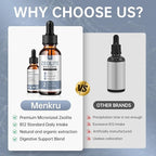 (2 Pack) Zeolite Drops for Adults and Kids – 99%+ Pure Natural Zeolite clinoptilolite, with Vitamin B, Probiotic Blend, Vegan, Non-GMO - Supports Immune Health, Supplement Energy and Attention