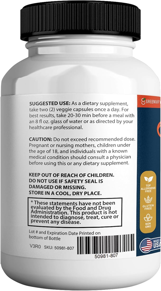 LuminEye MAX Eye Health Supplement, 60 Veggie Capsules, with Lutein, Bilberry Extract, 24 Premium Ingredients, Maximum Strength Vision Support (3)