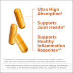Qunol Turmeric Curcumin Supplement, Turmeric 1500mg With Ultra High Absorption, Joint Support Supplement, Extra Strength Turmeric Capsules, 2 Month Supply, 180 Count (Pack of 1)
