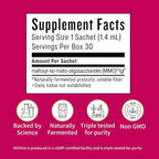ISOVive Prebiotic Liquid Supplement (30-Day Supply) Natural Heartburn and Bloating Relief - Naturally Fermented Daily Fiber - Formerly