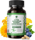 Lutein and Zeaxanthin Supplements - Advanced AREDS 2 Eye Vitamins - Bilberry Supplement for Eyes, with Astaxanthin, Ginkgo Biloba, Sodium Hyaluronate - for Eye Health & Brain Support, 60 Capsules