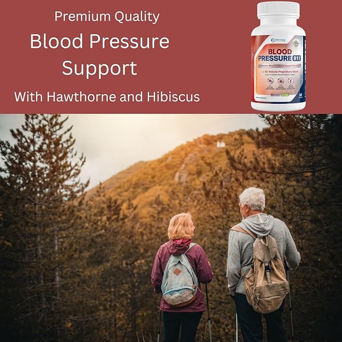 Blood Pressure 911 Premium Supplement - BP Support Pills. 3 Pack