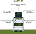 Green Organic Supplements DIM, Diindolylmethane, Indole-3-Carbinol, Broccoli, 90 VCaps, High Absorbable, Non-GMO, Gluten-Free, (Pack of 4)