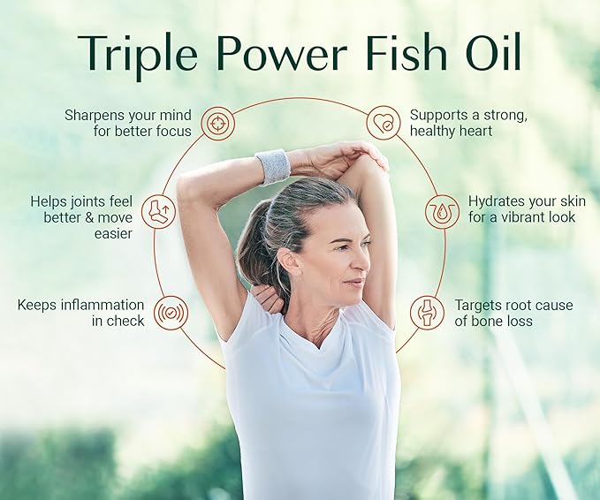 ALGAECAL Triple Power Omega 3 Fish Oil - EPA DHA Omega 3 Supplement 1200mg, Liquid Fish Oil with Turmeric Curcumin & Astaxanthin, Joint Support & Inflammation Relief, Mango Flavor, 16 oz