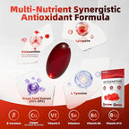 Astaxanthin 24mg, 180 Softgels | 6 Month Supply of Premium Antioxidant | Triple Strength for Eye, Immune, Skin & Circulation Support | Easy to Swallow, Non-GMO, Soy Free