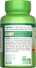 Nature's Truth Turmeric Curcumin Capsules | 90 Count | with 95% Standardized Curcuminoids and Bioperine | Non-GMO and Gluten Free Supplement