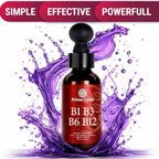 Prime Code Liquid Vitamin B1 Drops with Vitamin B3 B6 & B12 | B Complex Liquid Supplement | Thiamine Supplement for Adults | High Absorption | Immune Support | Non-GMO | Gluten-Free