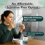 Benevolent Glp-1 Support | 5-in-1 Synbiotic with Akkermansia, MetSyn®, Chromax® & Liposomal Berberine | Natural GLP 1 Probiotics Supplement for Weight Management & Metabolic Balance, 60 Ct