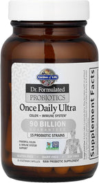 Garden of Life Dr. Formulated Probiotics Once Daily Ultra - 90 billion CFU - Daily Probiotic for Colon & Immune Support - 30 Vegetarian Capsules