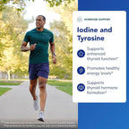 Pure Encapsulations Iodine and Tyrosine | Hypoallergenic Supplement for Enhanced Thyroid Support | 120 Capsules