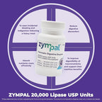Pancreatic Digestive Enzymes 20,000 Lipase USP Units – High-Potency Pancreatic Digestive Enzyme Supplement for Gas, Bloating & Indigestion Relief–Gut Health & Nutrient Absorption – 50 Capsules