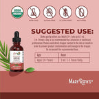 MARYRUTH'S Organics Herbal Supplement for Brain Function | Boost Energy | Memory | Vitality USDA | Ginseng with Ashwagandha | Eleuthero and Maca Root Extract | 1 Fl Oz