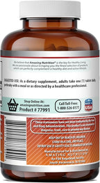 Amazing Formulas Folic Acid 5000 Mcg per Serving | Tablets Supplement | Non-GMO | Gluten-Free | Made in USA (1 Pack | 240 Count)