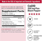 NatureWise CoQ10 200mg + Black Pepper Softgels - High Absorption Coenzyme Q10 + Black Pepper - Antioxidant for Heart Health + Cellular Energy - Vegan, Non-GMO, Gluten-Free - 90 Count[90-Day Supply]