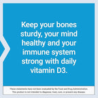 Life Extension Vitamin D3 125 mcg (5000 IU), Bone Health, Brain Performance, Immune System Support, Gluten-Free, Non-GMO, Once Daily, Two-Month Supply, 60 Softgels
