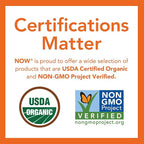 NOW Foods Supplements, Inulin Prebiotic Pure Powder, Certified Organic, Non-GMO Project Verified, Intestinal Support*, 8-Ounce (Pack of 2)