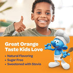 Smurfs Liquid Vitamin C for Kids Immune Support | High Strength Kids Vitamin C Drops | Ages 1 & Up | Vegan Non-GMO & No Artificial Flavors or Colors | No Added Sugar | Orange Flavor | 60 Servings