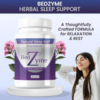 Sleep Aid Supports Natural Sleep & Relaxation – 60 Capsules Sleep Supplement to Help with Calmness & Rest – 10mg Melatonin & REM Enzyme Delivery System (Serving Size: 2 Capsules)