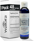 Waiora Essential Trace Minerals | Help Replenish Lost/Depleted Mineral | 60+ Ionic Trace Minerals | Support Body’s Vital Functions, pH Balance | Plus Electrolytes for Hydration (1 Bott / 48 serv)