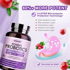 ZEBORA Probiotics-for-Women 100-Billion-CFUs with Prebiotics, D-Mannose & Cranberry for Digestive, Immune, Feminine UT Health Support, Ultimate Probiotic Women's Care, Soy & Gluten Free, 45 Packets