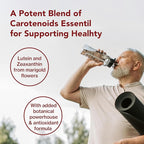 Quantum Nutrition Labs Eye Support - Eye Health Vitamins, Lutein and Zeaxanthin Eye Supplements for Adults and Seniors, Supports Macular Health, Contains Bilberry and Carrot - 60 Vegetarian Capsules