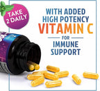 B Complex Vitamins Capsules - Super Complete B-100 Complex with Vitamin B12 B6 C Biotin Folate & Folic Acid for Immune & Energy Support - Supplement for Heart, Brain, & Nerve Support - 60 Capsules