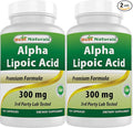 Best Naturals Alpha Lipoic Acid 300 mg 120 Capsules (120 Count (Pack of 2))