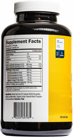 On Target Living Alaskan Cod Liver Oil 120 Soft Gels | Line Caught in The USA | Naturally Occurring Vitamin D | Rich in Omega 3 DHA/EPA