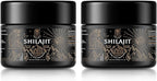 Shilajit Resin with Fulvic Acid & Trace Minerals, Original Siberian Shilajit Pure with 85+ Humic Acid Supplement for Energy & Immune System - 100 Serving / 50g (2 Pack), Gel