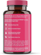 USDA Organic Whole Food Biotin Supplement, Made with Plant-Based Biotin from Sesbania Agati Trees, by SolaGarden Naturals, 60 Non-GMO Vegan Capsules, Supports Hair, Skin, and Nails, Made in USA