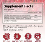 Astaxanthin 24mg, Premium Astaxanthin Antioxidant Supplements with MCT Oil, Ashwagandha, Supports Eye, Skin, Immune, Internal Circulation, Fresh Microalgae Source, Triple Strength - 300 Softgels