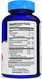 Focus Factor Kids Extra Strength Daily Chewable for Brain Health Support, 120 Count – Vitamins - Quality Formula | Gluten & Dairy Free Supplements for Children | No Artificial Sweetener (Pack of 3)