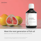 Zinzino - BalanceOil+ Grapefruit Lemon Lime - Fish Supplement with Extra Virgin Olive Oil, Omega-3 (EPA+DHA), Polyphenols, and Vitamin D3 - (300 ml)
