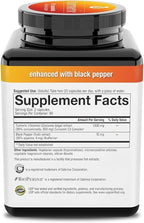 Youtheory Turmeric Extra Strength - 1,000 mg - Supports Muscle & Joint Health* - Contains Bioenhancers, Curcuminoids & Herbal Extracts - USP Verified - 180 Vegetarian Capsules, 2 Pack (180-Day Supply)