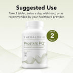Theralogix Prostate PQ - Rye Grass Pollen Extract & Quercetin Supplement - 90-Day Supply - Antioxidant Support for Prostate & Pelvic Health & Urinary Tract Function* - NSF Certified - 180 Tablets