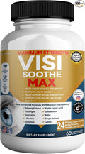 Vision Soothe Max Eye Health Supplement, 60 Capsules, 24 Herbal Extracts with Vitamins and Minerals, Maximum Strength (1)