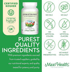 Maxi Health Quercetin 500mg Capsules – Zinc Supplements for Women and Men – Non-GMO, Kosher, and Gluten-Free Quercetin Supplements with Elderberry Vitamin C and Zinc (90 Veg Capsules, Pack of 2)