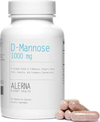 D-Mannose 1000 mg - Urinary Tract Health - with Cranberry Concentrate, Organic Rose Hips, Acerola Extract - 60 Vegetarian Capsules (Pack of 3)