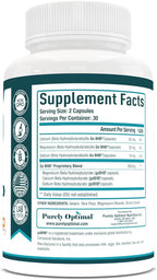 Purely Optimal Keto BHB Capsules – Exogenous Ketone Pills for Ketosis Support, Sustained Energy, Focus & Metabolism – for Women & Men, 60 Capsules