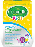 Culturelle Kids Probiotic + Complete Multivitamin Chewable For Kids, Ages 3+, 30 Count, Digestive Health, Oral Health & Immune Support - With 11 Vitamins & Minerals, including Vitamin C, D3 & Zinc