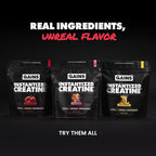 Gains in Bulk Instantized Creatine Monohydrate for Men & Women, Soluble Pre Workout Powder, Supports Muscle Building, Strength and Performance, Bodybuilding Supplements, Sour Raspberry, 30 Servings