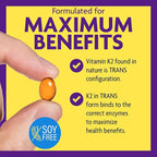 InnovixLabs Vitamin K2 & Triple Omega Bundle Full Spectrum Vitamin K2 (90 Softgels) Triple Strength Omega-3 Fish Oil (200 Softgels). Supports Healthy Bones, Arteries and Joints. *