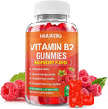 Vitamin B2 Gummies, Riboflavin Supplement with Magnesium for Kids & Adults, B2 Gummies for Migraine Relief & Nervous System Support, Vegan, Sugar-Free, Raspberry Flavor, 60 Count